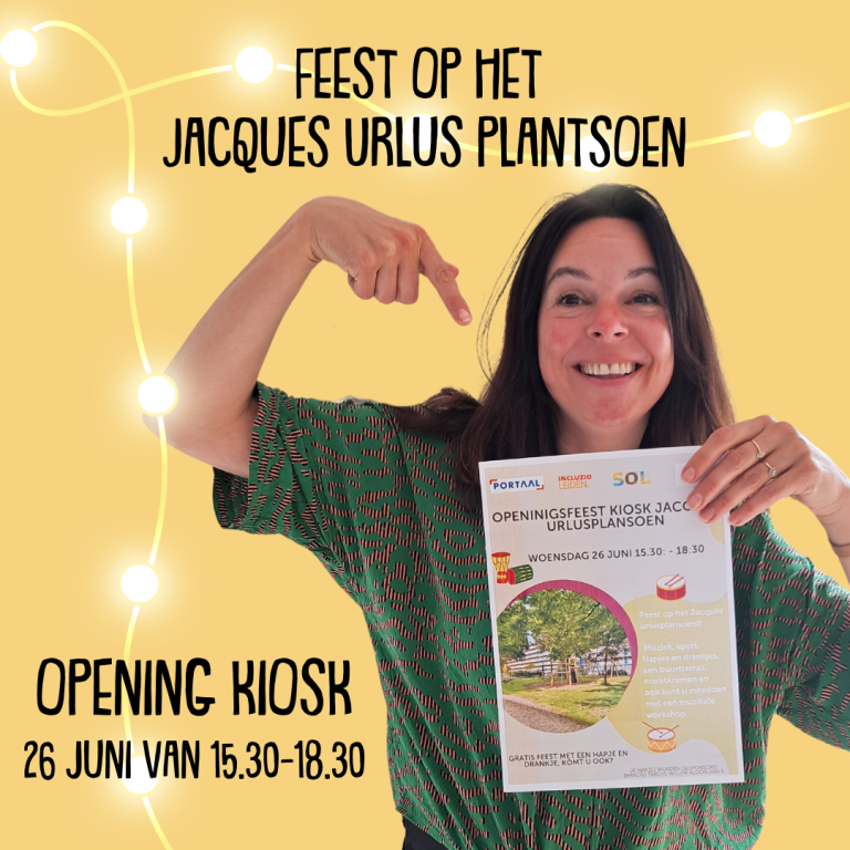 Feest op het Jacques Urlus plantsoen