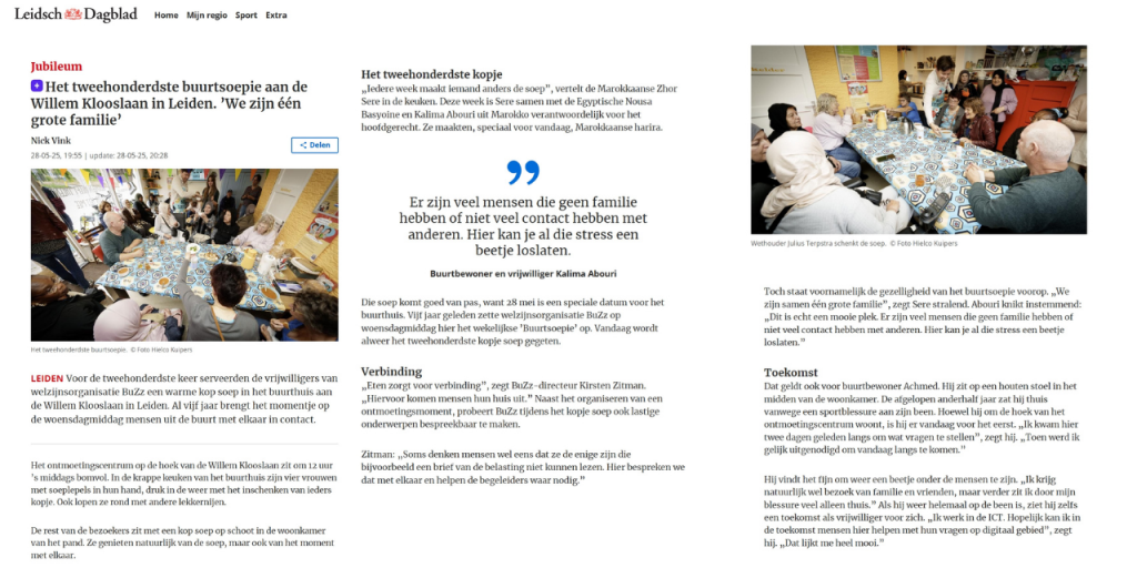 Leidsch Dagblad Buurtsoepie