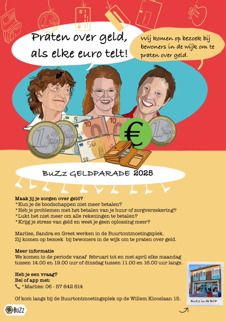 Geldparade flyer